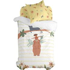 HappyFriday set HappyFriday Mr Fox Jungle Duvet Cover Multicolour