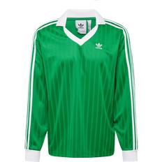 Adidas Men's Adicolor Piqué Football Long Sleeve T-shirt - Green