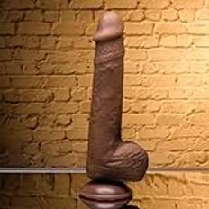 Selopa 17 cm Natural Feel Flexskin Dildo Dark Brown