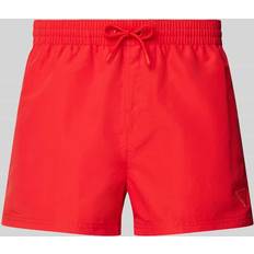 Guess Swimwear Guess Eco Short Swim Trunks Red