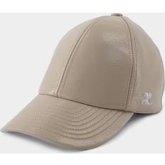 Courreges Reedition Cap Vinyl Beige