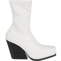 Stella McCartney Cowboy Boots, Female, White, White Cowboy Boots with Western