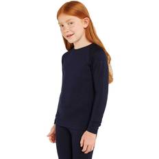 Icebreaker Kids L/S Crewe - Blå