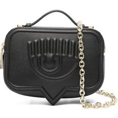 Chiara Ferragni small Eyelike shoulder bag women Elastane/Polyester/Polyurethane Resin/Polyester One Size Black