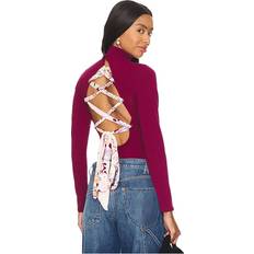 Rouge Bodys Free People Body Straps In The Back Par Combo Vin - Wine