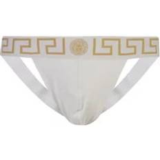 Versace Underwear Versace Suspensoir à Bordure Greca - Blanc
