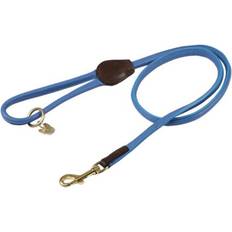 Digby & Fox Rolled Leather Dog Lead Royal Blue