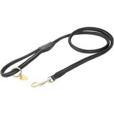 Digby & Fox Rolled Leather Dog Lead Black