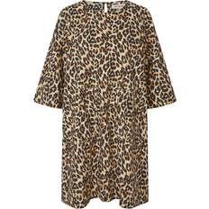 Lollys Laundry CarlaLL Short Dress SS - Leopard Print