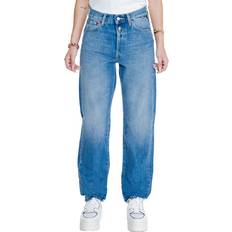 Replay Women Jeans Replay Slim-fit Womens Jeans with Zip and Button Fastening - Blue