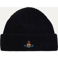 Multicoloured - Unisex Beanies Vivienne Westwood Wool Knit Beanie Black