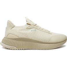 BOSS Open Beige Knitted Low-top Trainers - Light Beige