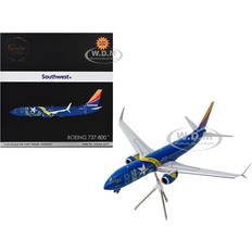 Scale Models & Model Kits GeminiJets Boeing 737-800 Commercial Aircraft with Flaps Down "Southwest Airlines Nevada One" N8646B Blue with Tail Stripes 200" Series 1/200 Diecas