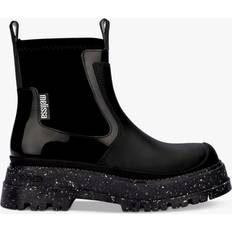 Drip Chunky Sole Ankle Boots, Black