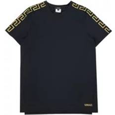 Versace T-shirts Versace Casual Bomull T-skjorte Black