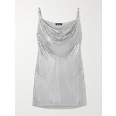 Versace Dresses Versace Mesh Mini Dress - Silver