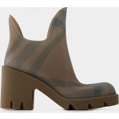 Mehrfarbig Stiefeletten Burberry Brown Marsh Heel Boots