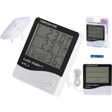Termometrar & Väderstationer Pricenet Hygrometer Termometer Fuktighetsklocka HTC-2