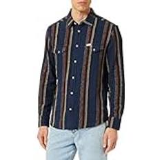 Wrangler Herr Ls Western skjorta, Gyllene ek