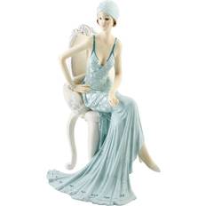 Turquoise Figurines Juliana Broadway belles lady teal Figurine
