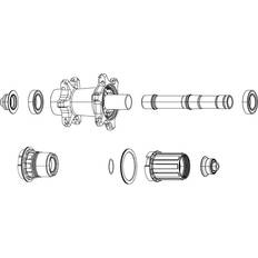 Bike Spare Parts Zipp Zm2sl Zr1 Micro Spline Freehub Body