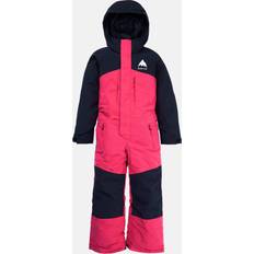 XL Overalls Burton 2L One Piece Kids Snowsuit - Black/Azalea Pink