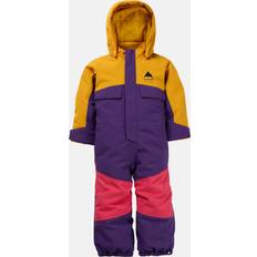 S Vinteroveraller Barnkläder Burton Kid's One Piece - Goldenrod/Imperial Purple