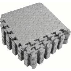 12pcs Rug Puzzle Exercise Mat Floor Mats Exercise Foam Mats Foam Interlocking Tiles Floor Cushion Fitness Equipment Fitness Mat Carpet Damping Child M