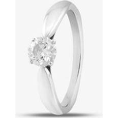 Tiffany & Co. Pre-Owned Tiffany &amp; Co. Platinum 0.45ct Brilliant Cut Diamond Solitaire Ring 41481170 Silver