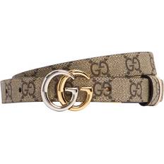 Gucci Belts Gucci Gg Marmont Canvas Belt - Ebony