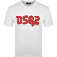 DSquared2 Men T-shirts DSquared2 Logo T Shirt White Medium