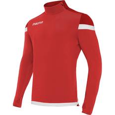 XXXS Pullover Macron Langarmshirt Tigris 1/4ZIP Top Rouge