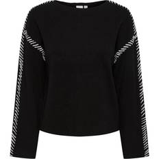 Y.A.S Dame Sweatere Y.A.S Pullover - Sort/Hvid