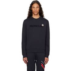 Moncler Uni Pulls Moncler Lettering Logo Sweatshirt - Navy