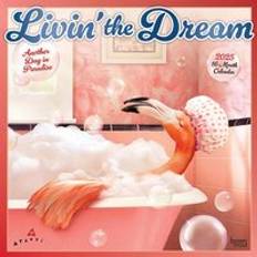 Brown Calendars BrownTrout 2025 Wall Calendar 12"x12" Avanti Livin' The Dream