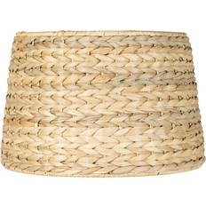 Shades Springcrest Woven Seagrass Small Drum Lamp Natural Shade 12"