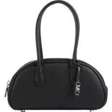 Michael Kors Lulu Small Pebbled Leather Satchel - Black