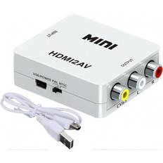 Micro usb til hdmi adapter INF HDMI - 3RCA/Micro USB B Signal Converter Adapter F-F