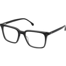 Lozza VL 4345 01AL, including lenses, SQUARE Glasses, MALE Black