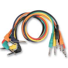 1x6.3mm Angled 0.3m 6-Pack