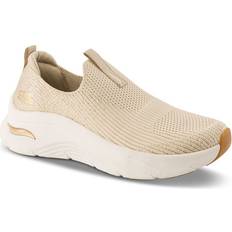 Skechers Arch Fit Dlux Cosy Path Slip-Ins - Beige