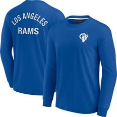 American Football T-shirts Fanatics Men's and Women's Signature Royal Los Angeles Rams Super Soft Long Sleeve T-shirt Royal