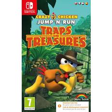 Crazy Chicken Jump 'n' Run Traps and Treasures (Switch)