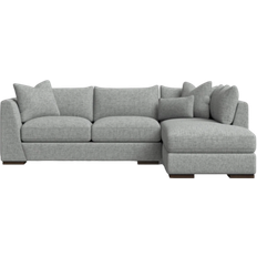 Right Sofas Wayfair Custom Upholstery Humberto Grey Sofa 111" 3 Seater