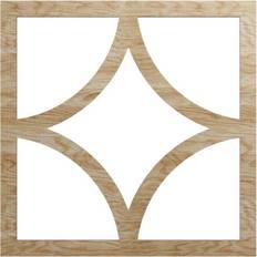 Moulding & Millwork Ekena Millwork 12 3/4 ID T Statesman Wood Pierced Ceiling Medallion Red Oak