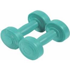 Dumbbells Sporti Paar cement halters Sporti 1 Kg Vert