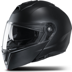 Men Motorcycle Helmets HJC Solid Black Matt Man