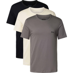 XL T-shirts HUGO BOSS Classic T-shirts 3-pack - Beige/Charcoal/Black