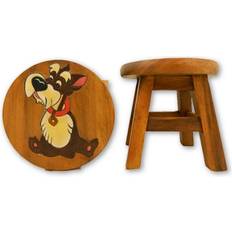 Stools Kid's Room Childs childrens wooden stool dog step stool