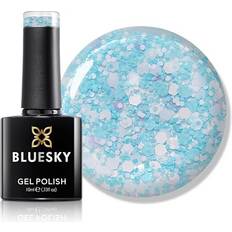 Bluesky Gel Nail Polish 10ml, Glitter Neon Glitter Gel 8.9ml